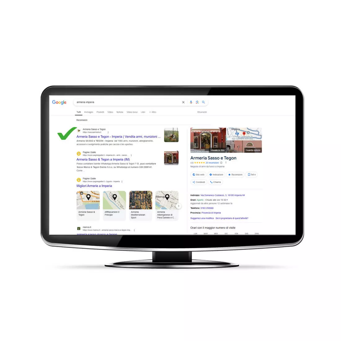 Il progetto Seo Armeria Sasso & Tegon